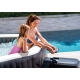 Vířivý bazén Pure Spa - Jet & Bubble Deluxe HWS 4 + Solární sprcha UNO 35 l hliníková s LED světlem