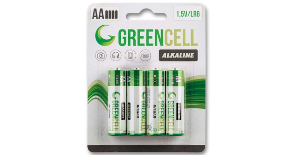 Baterie tužkové GreenCell AA - 4 ks