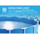 Bazén Marimex Florida 3,05x0,91m s pískovou filtrací - motiv transparentní