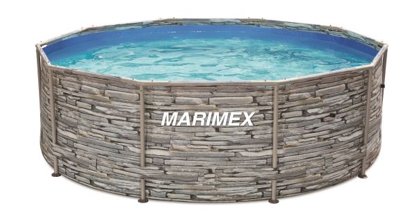 Bazén Marimex Florida 3,66x1,22 m bez příslušenství - motiv KÁMEN (poškozený obal)