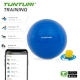 Gymnastický míč TUNTURI 65 cm, modrý