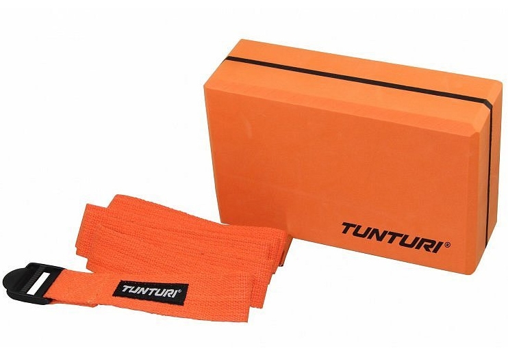 Tunturi Yoga Block & Strap