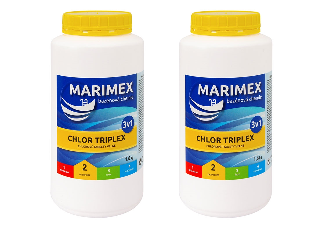 Marimex Chlor Triplex 3v1 1,6 kg - 2 ks | 19900063