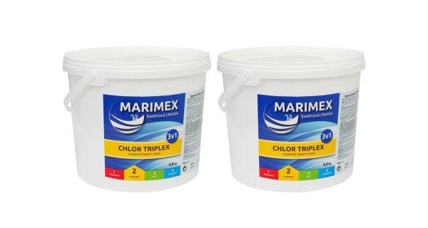 Marimex Chlor Triplex 4,6 kg  - sada 2 ks