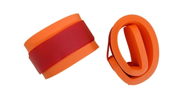 Nadlehčovací rukávky na suchý zip - oranžová
