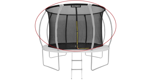 Náhradní ochranná síť pro trampolínu Marimex Premium 396 cm