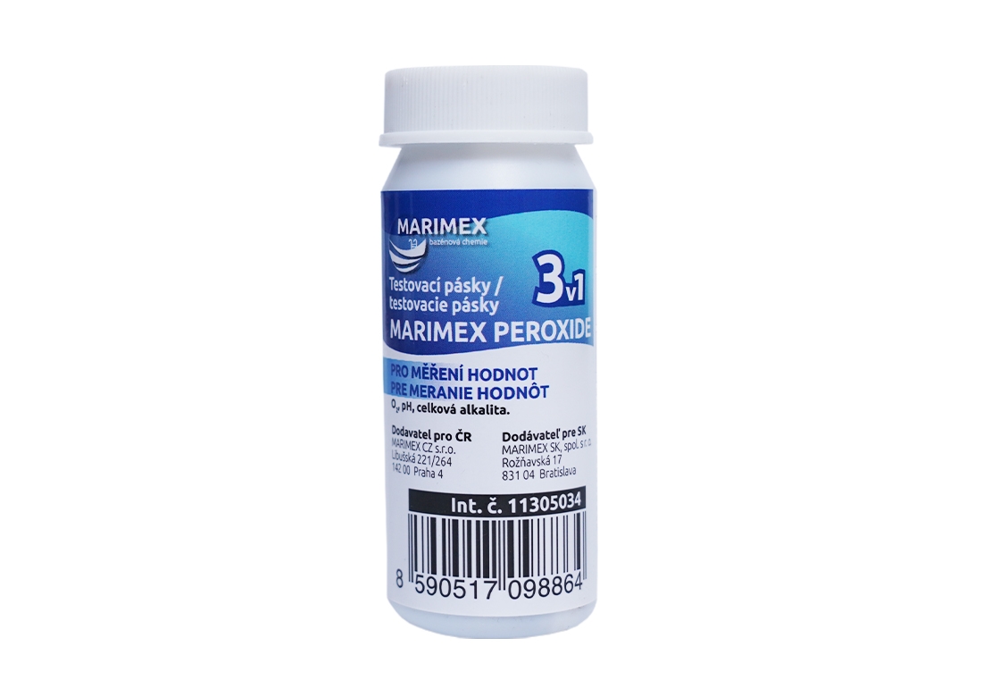 Testovací pásky Marimex Peroxide 3v1 (25ks) | 11305034