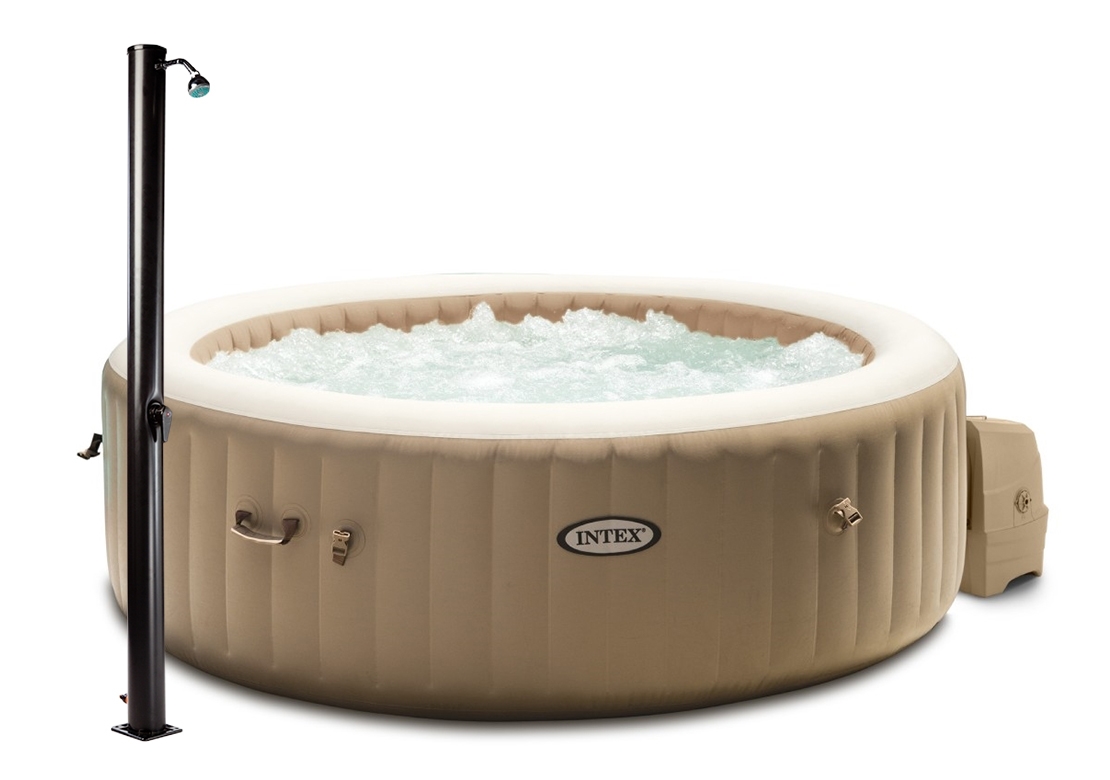 Intex | Vířivý bazén Pure Spa - Bubble HWS + Solární sprcha UNO 20 l | 19900167