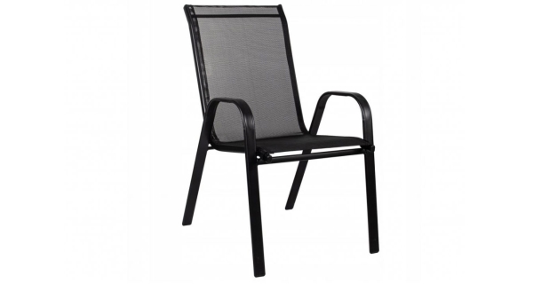 Zahradní židle Ramada - černá, 6 ks