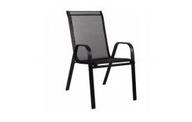 Židle zahradní RAMADA černá 4ks kov